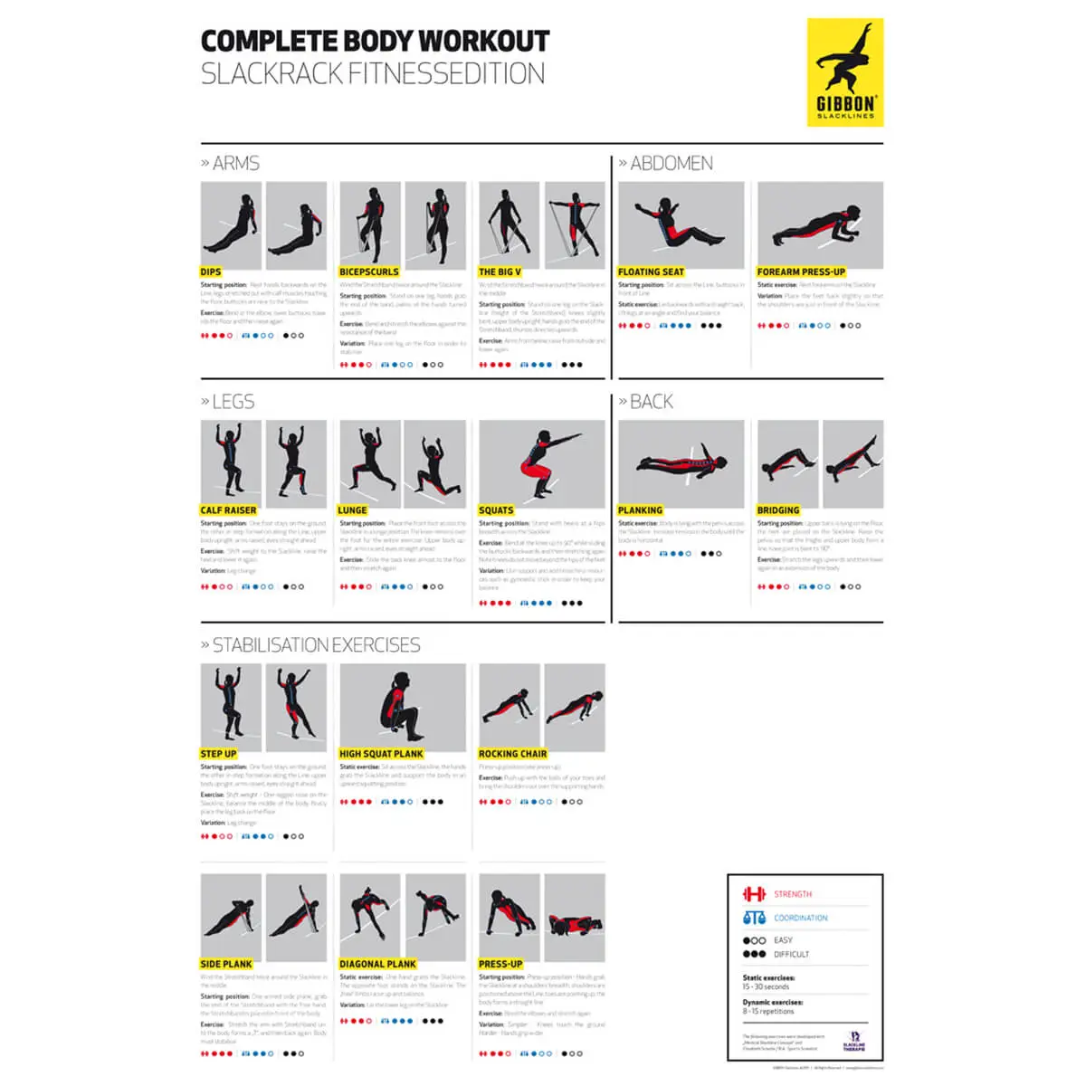 Gibbon Slacklines Slack Rack Fitnessedition - Slackline – Bild 4