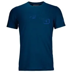 Ortovox 185 Merino Logo Spray Ts - Merinoshirt